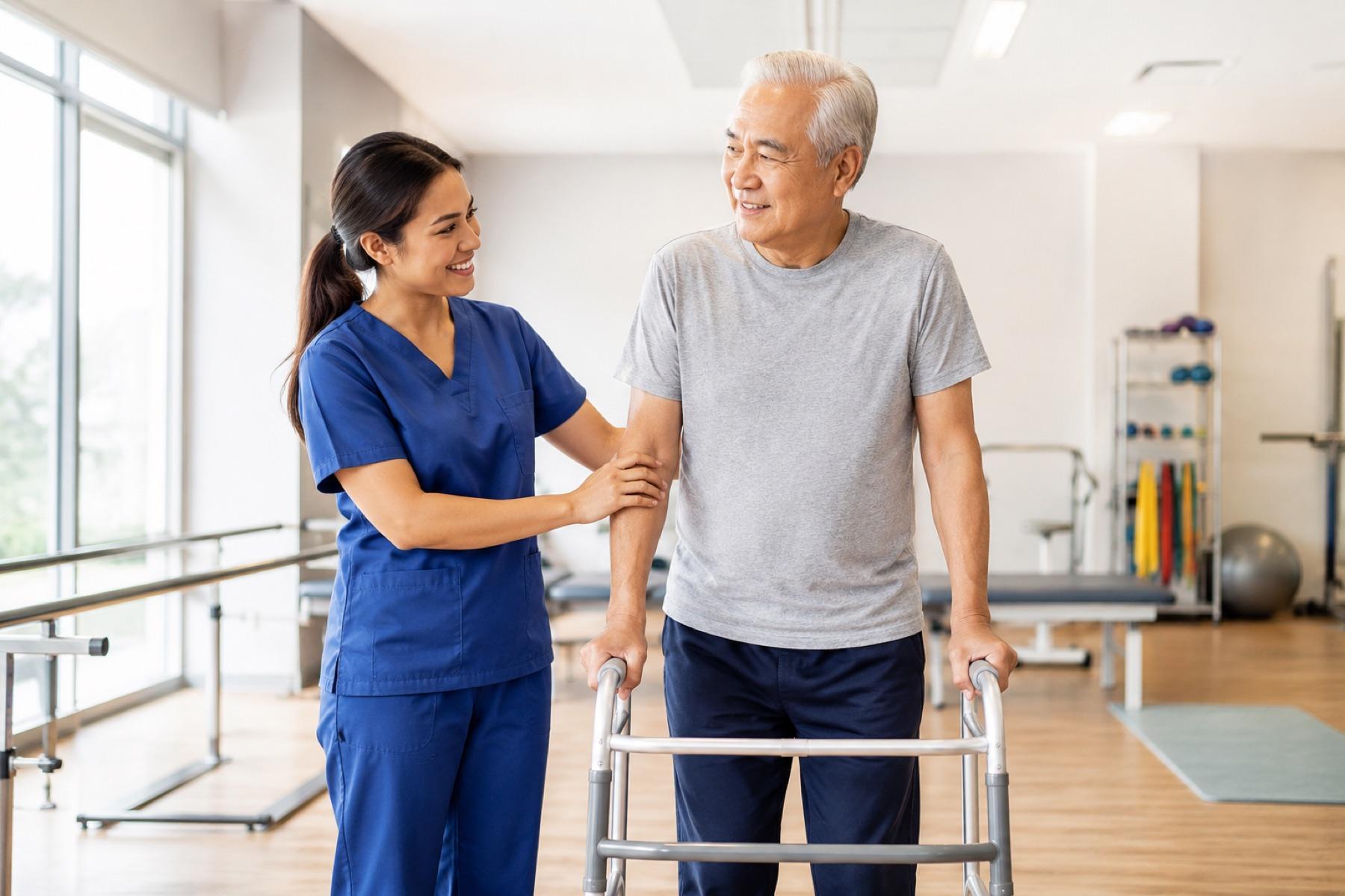 Rehabilitation — Steady hands for recovery and progress.